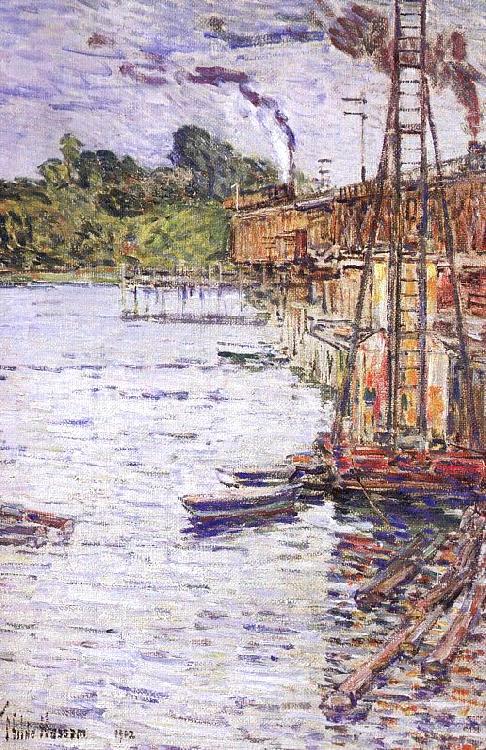 The Mill Pond at Cos Cob, Childe Hassam